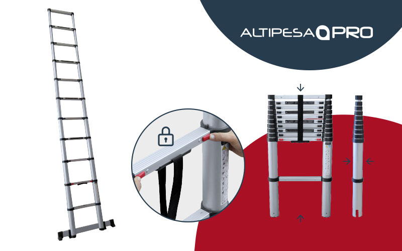 Nouvelles échelles télescopiques d’appui Altipesa PRO
