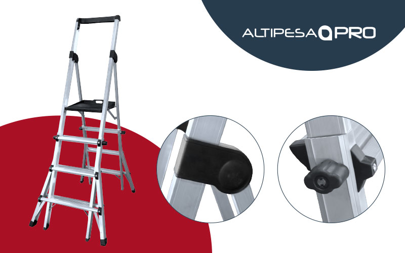 Nouvelle escabeau télescopique d’Altipesa PRO